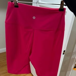 lululemon athletica Women's Bright Pink Bike Shorts